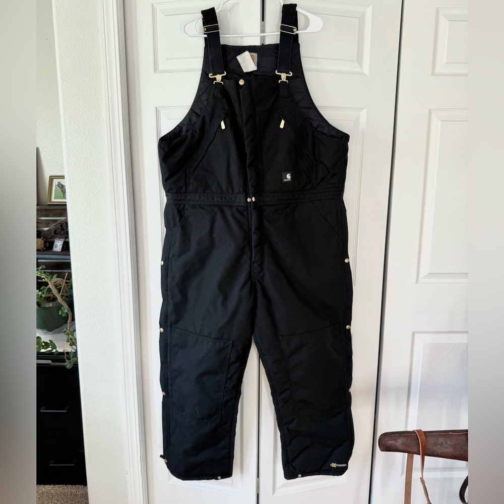 Carhartt Extremes Yukon Arctic R33 Quilted Insulated Bib Overalls Men's 42 X 28